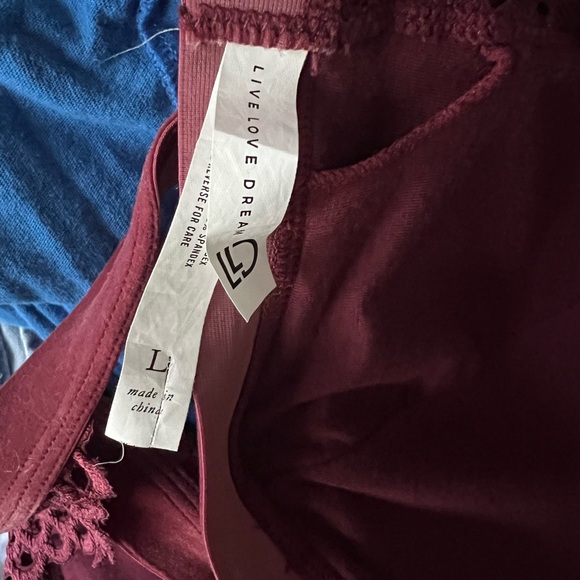 Aeropostale maroon halter bralette - Picture 4 of 5